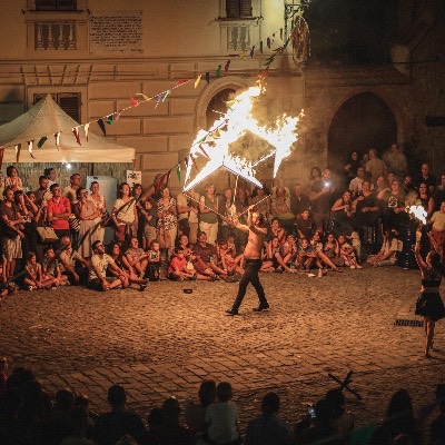 Ansensà Fire Juggling