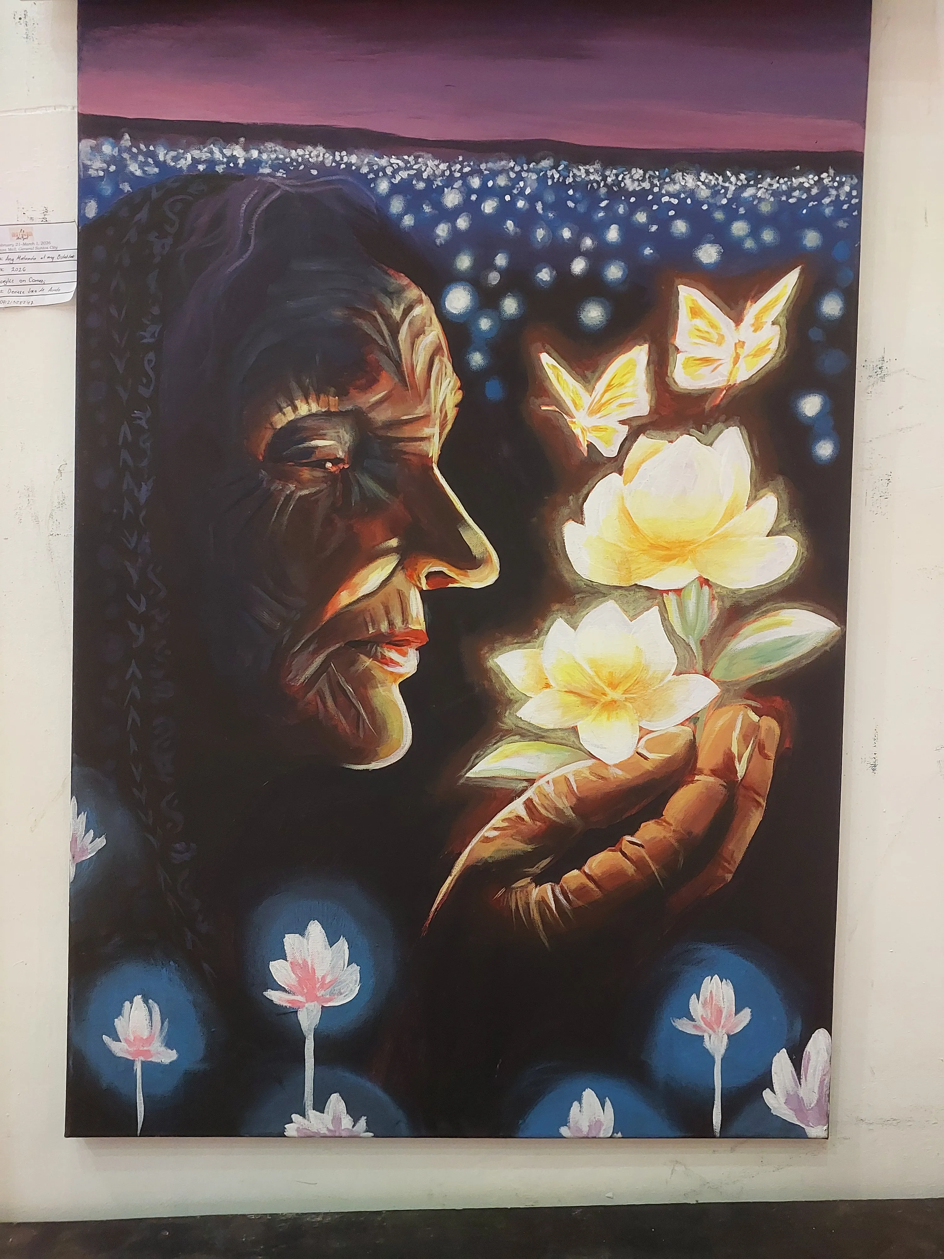 Ang matanda at bulaklak