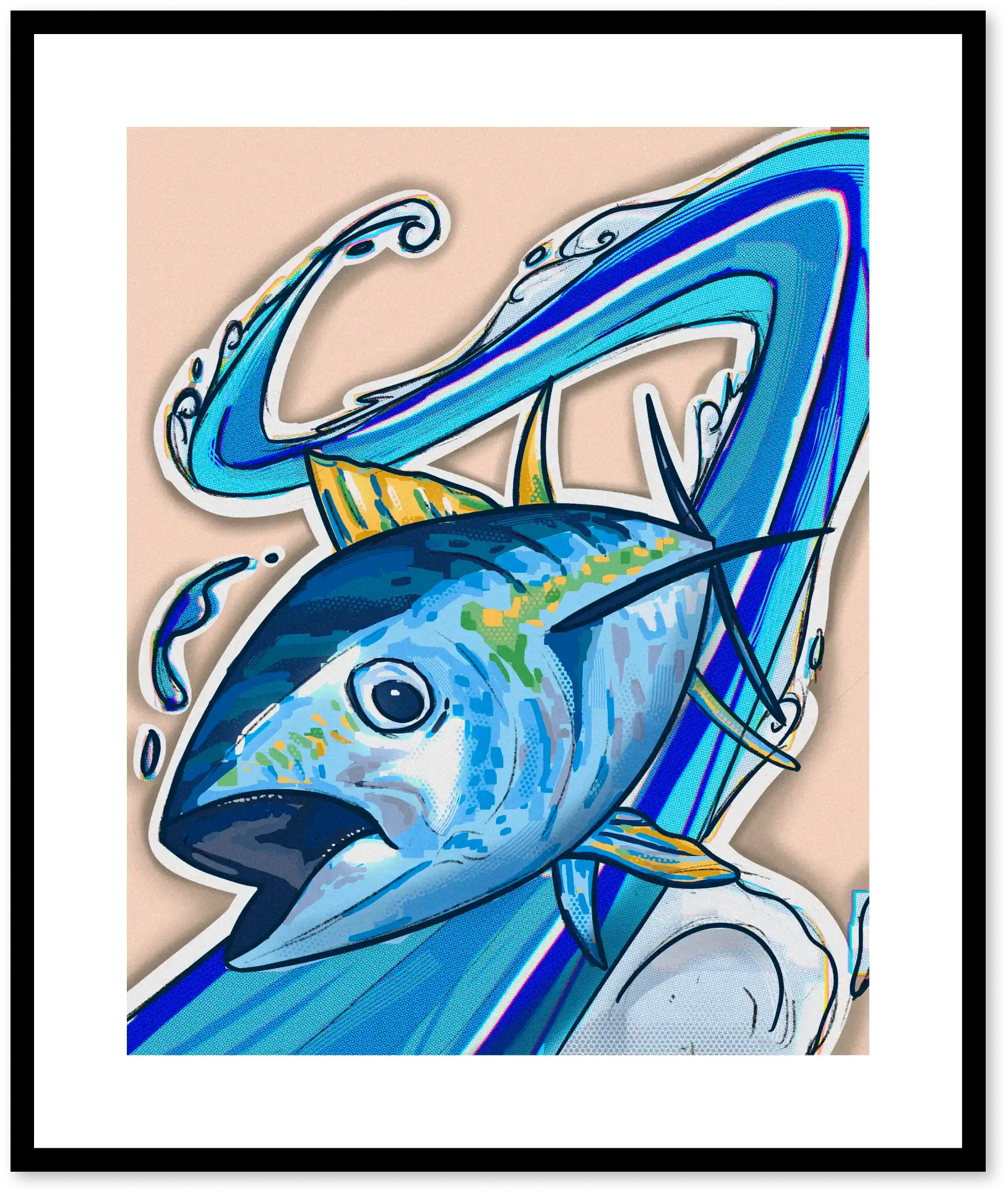 Tuna Breathing, First Form: Abyssal Surge