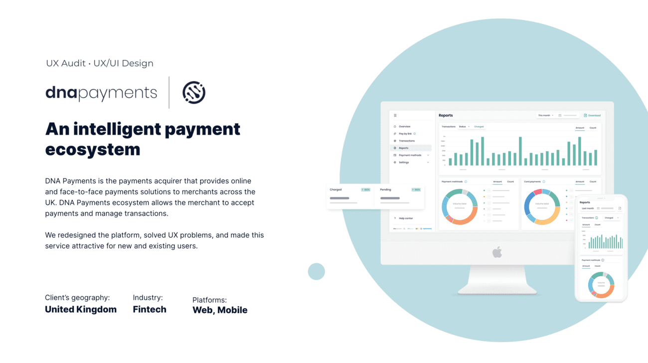 DNA payments interface