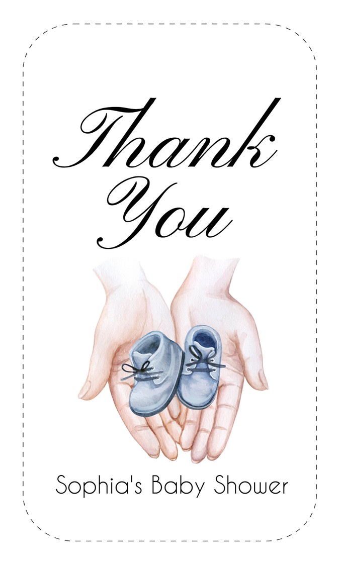 Baby Shower Thank You Gift Tags – Free, Editable & Printable