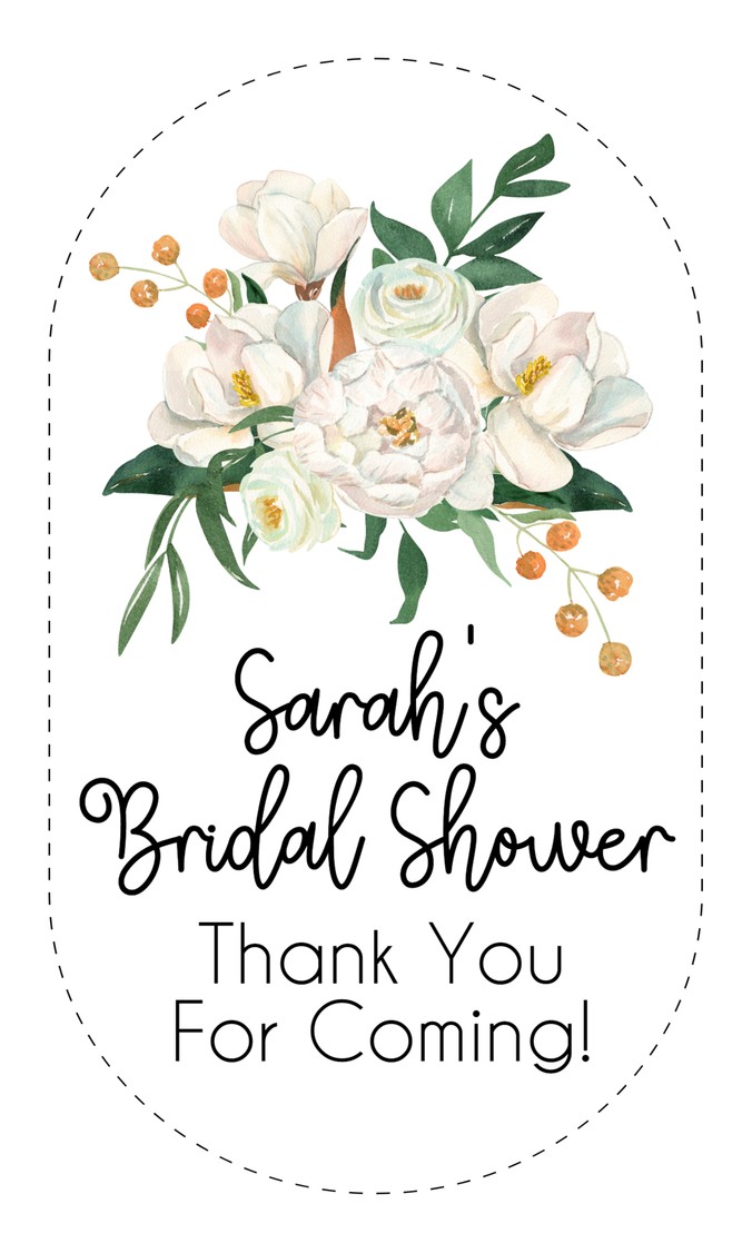 Bridal Shower Gift Tags – Free, Customizable & Printable