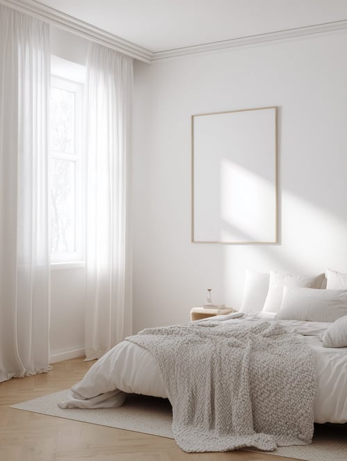 Bedroom 020 — art mockup template
