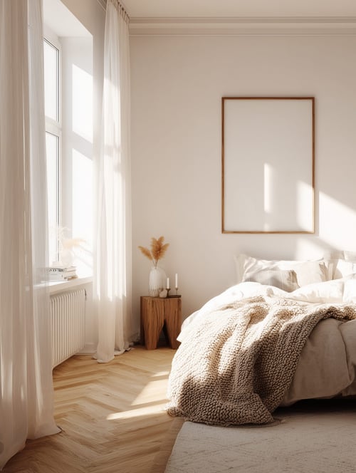 Bedroom 022 — art mockup template
