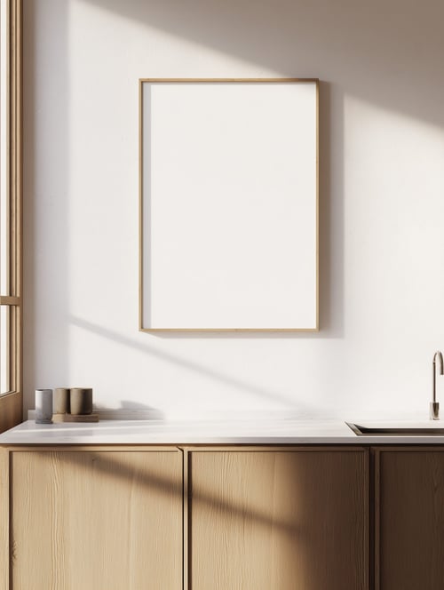 Hallway 011 — art mockup template