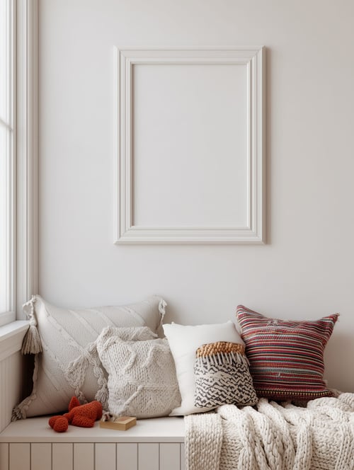 Hallway 012 — art mockup template