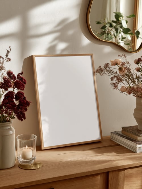 Hallway 013 — art mockup template