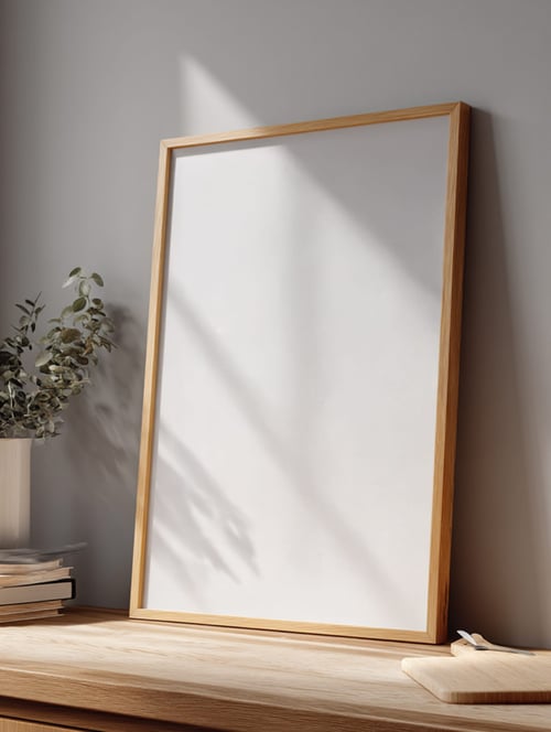 Hallway 017 — art mockup template