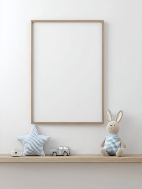 Kids Room 002 — art mockup template