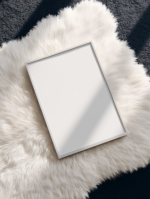 Laying 006 — art mockup template
