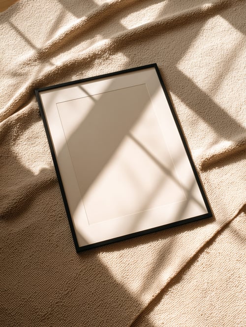 Laying 020 — art mockup template