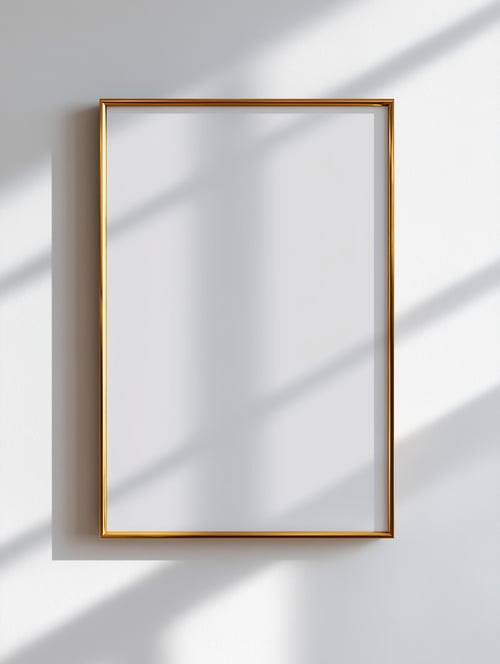 Leaning 009 — art mockup template