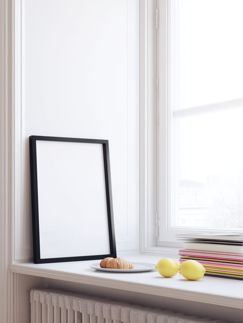 Leaning 011 — art mockup template