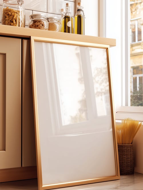 Leaning 012 — art mockup template
