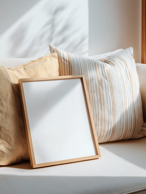 Leaning 013 — art mockup template