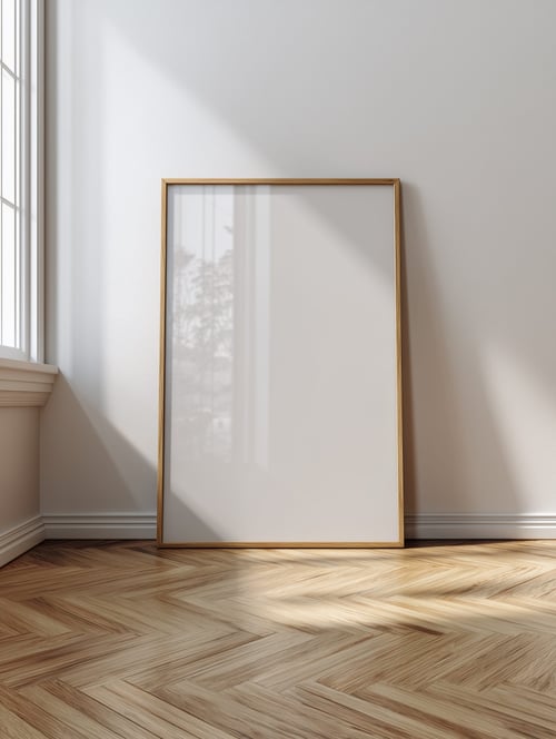 Leaning 023 — art mockup template