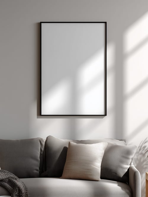 Livingroom 005 — art mockup template