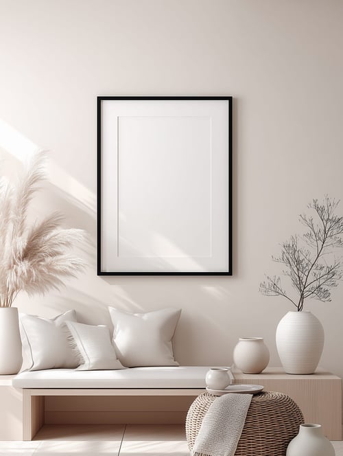 Livingroom 075 — art mockup template