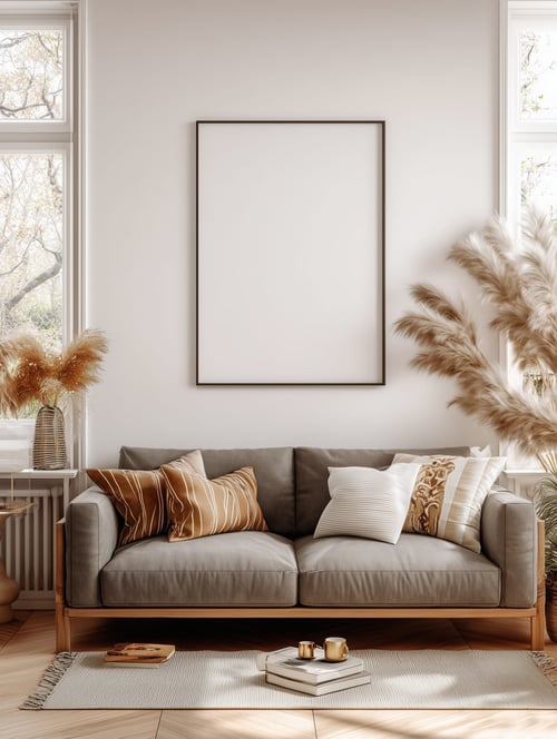 Livingroom 084 — art mockup template