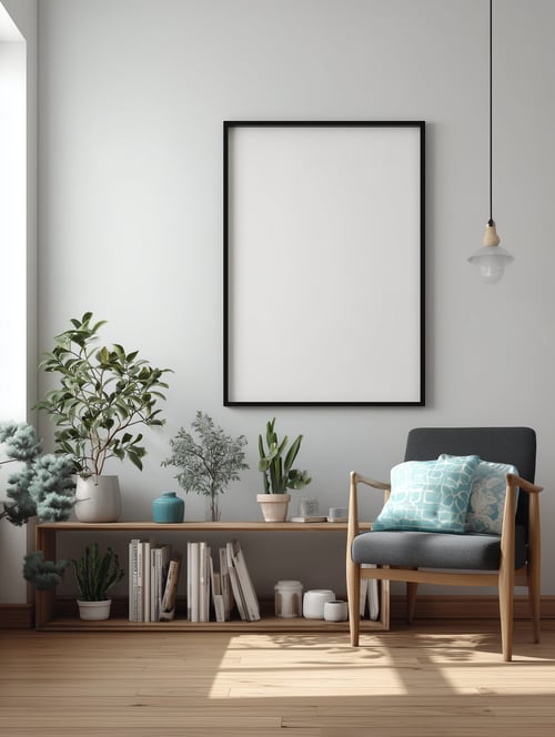 Livingroom 085 — art mockup template