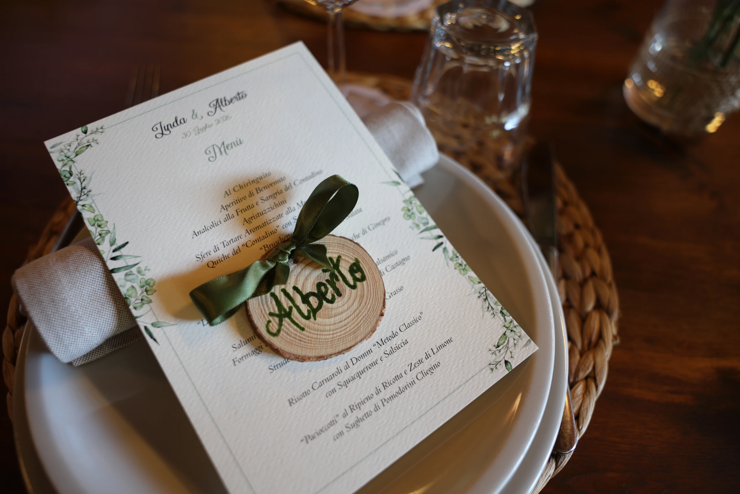 Le attenzioni degli sposi verso tutti gli invitati