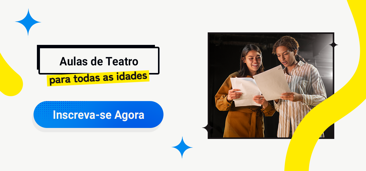 Banner do curso Teatro