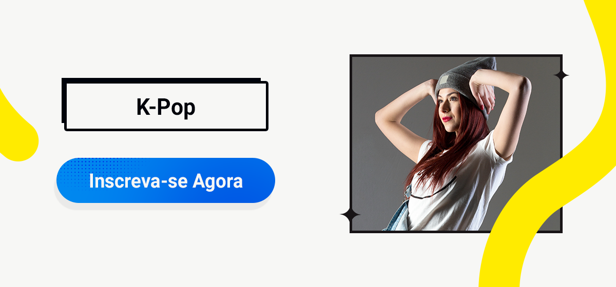 Banner do curso K-Pop