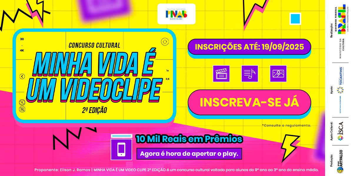 Arte divulgação do concurso