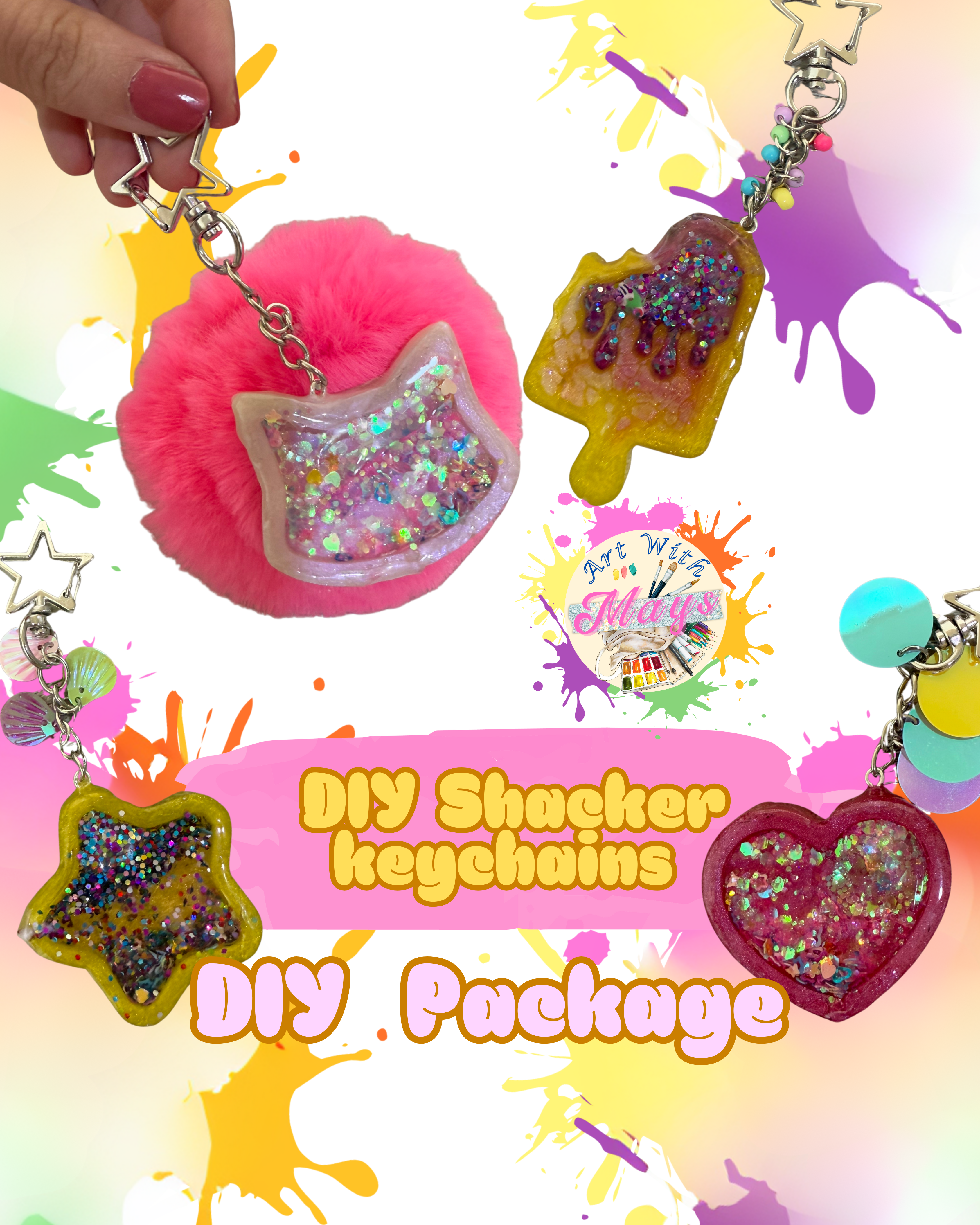 DIY Shaker Keychain Kit