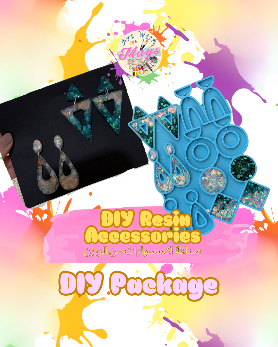 DIY UV Resin Earring Kit