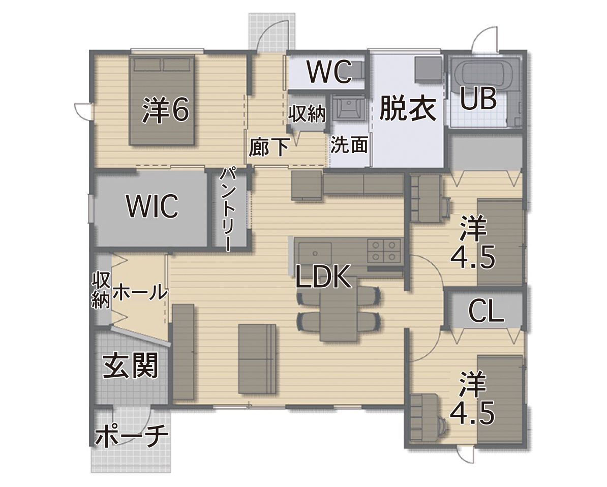 諫早市飯盛町 17～19号地の売地・840万円 物件写真 2
