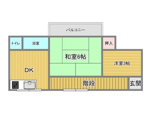 長崎市女の都4丁目の中古住宅|6DK・980万円 写真 6
