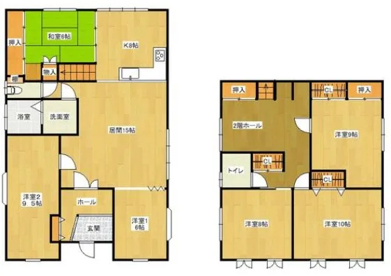 長崎市三景台町の中古住宅｜6LDK・2,590万円 写真 8
