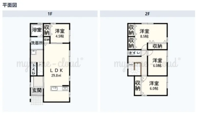 長崎市新戸町1丁目の新築一戸建て|4LDK・4,180万円 物件写真 2