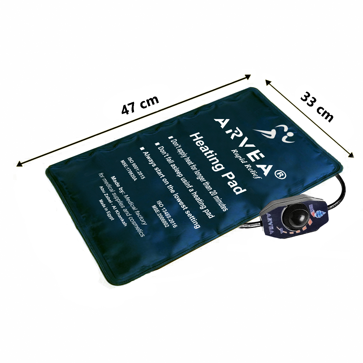 arvea heating pad large electric heat therapy