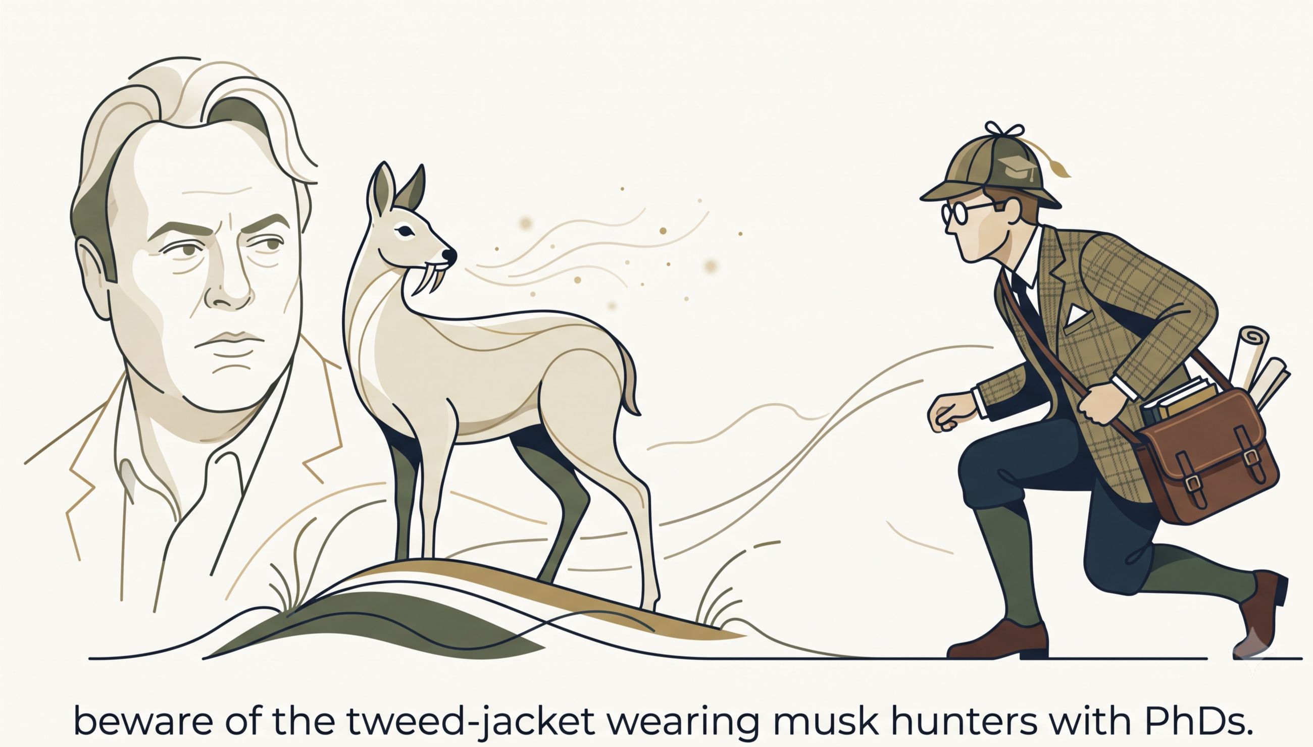 On Mistranslation, hunters and musk.
