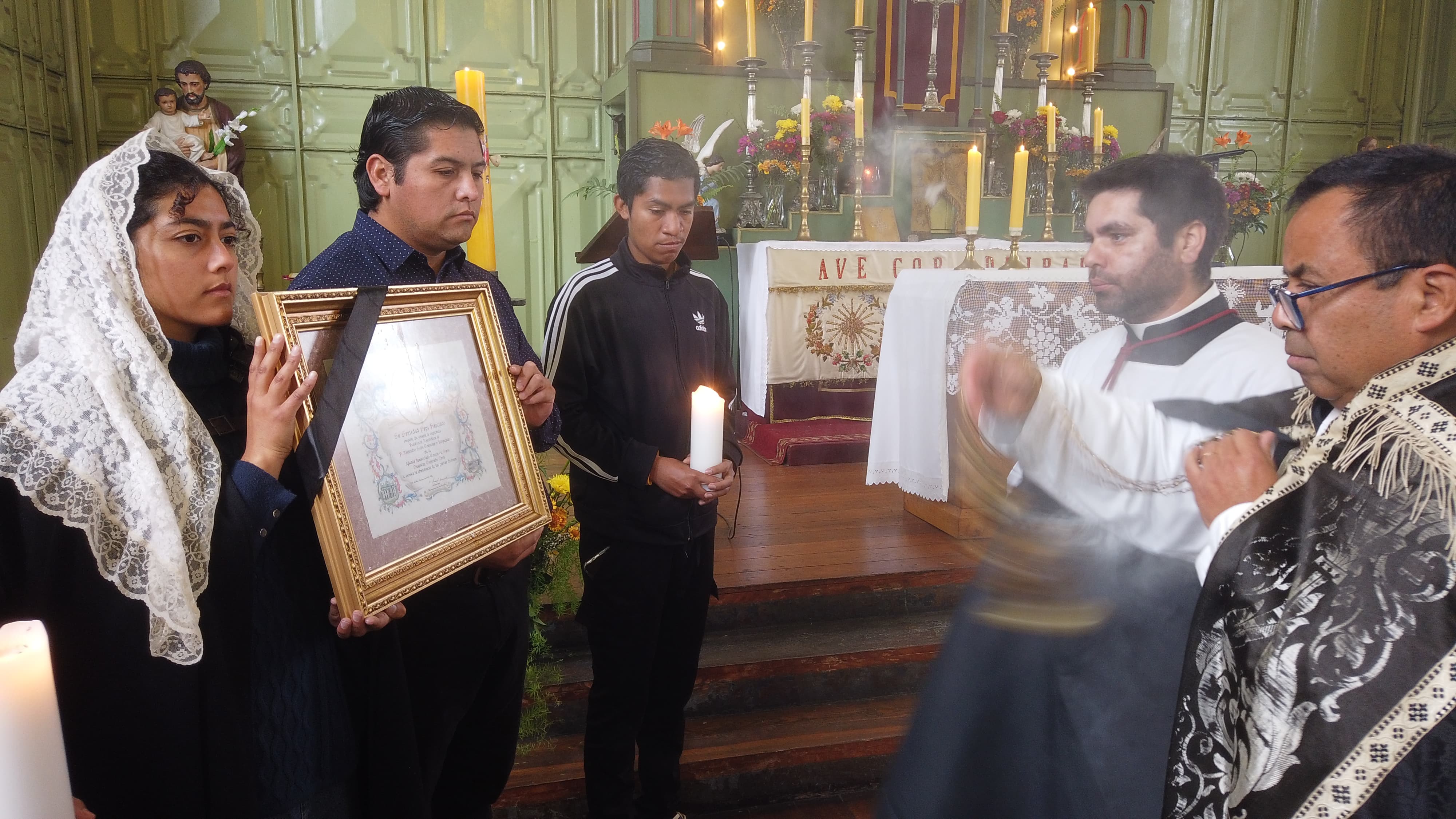 Galería de imágenes de Comunidad de Guayacán elevó oraciones por el eterno descanso del Papa Francisco