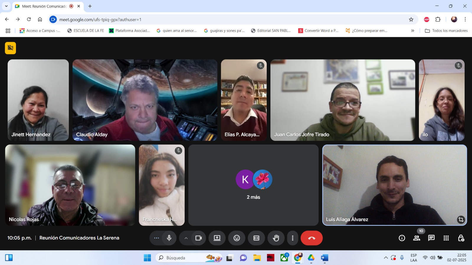 Comunicadores de la Vicaría de La Serena refuerzan su labor en reunión de trabajo
