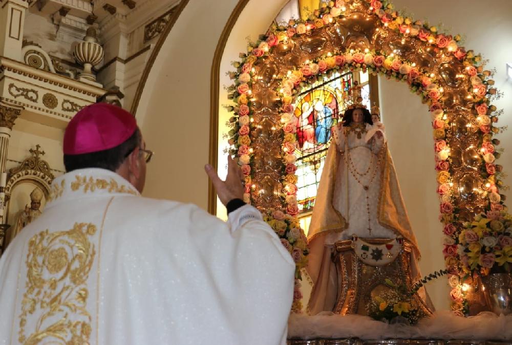 Mons. Enrique Balzán Caruana encomienda su episcopado a la “Chinita de Andacollo”