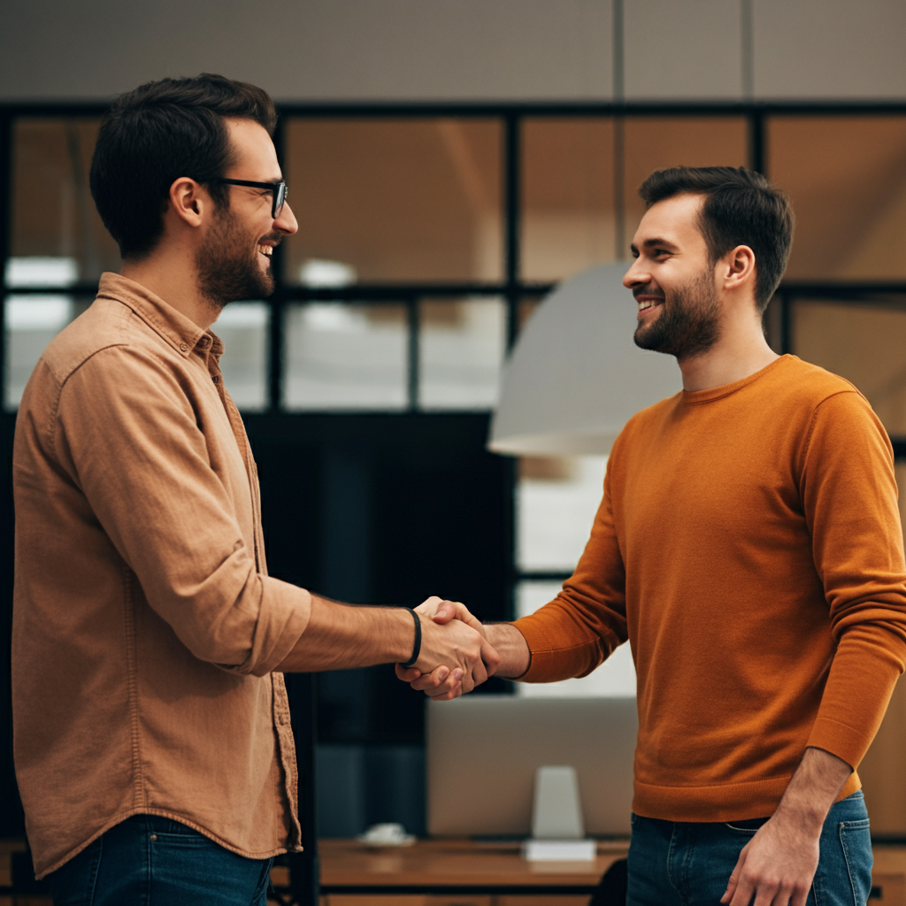 Business people collaborating in a meeting