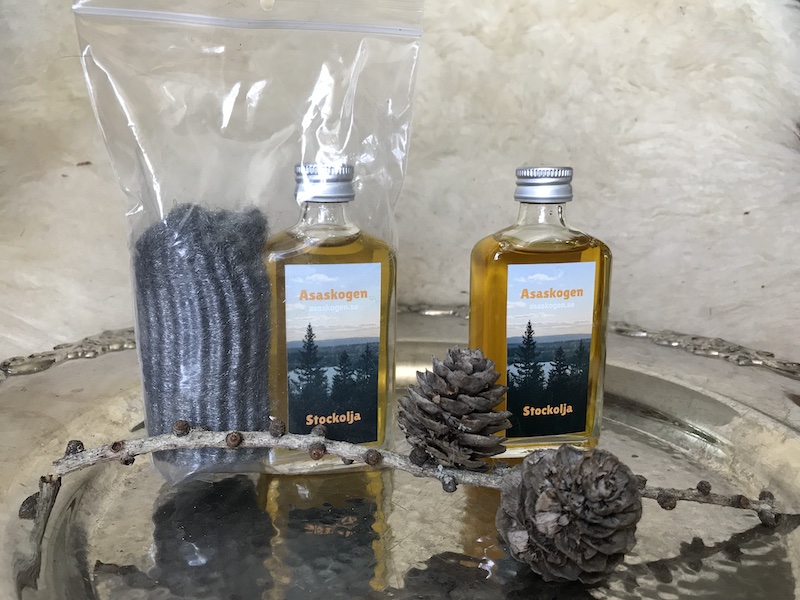 Stockolja ljus med trollull 50ml