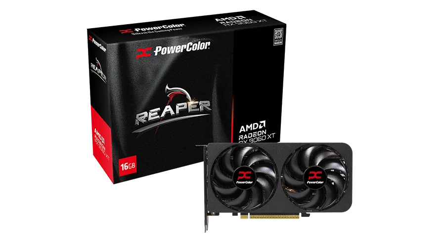 PowerColor Reaper RX9060XT 16G-A 16GB 128Bit GDDR6 2xDP, 1xHDMI