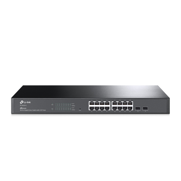 TP-LINK TL-SG2218 16 PORT GIGABIT+2 SFP YONETILEBILIR RACMOUNT JETSTREAM SWITCH