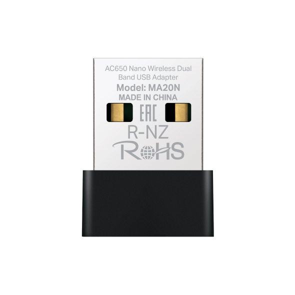 TP-Link Mercusys MA20N AC650 Nano Wi-Fi USB Adapter - 2
