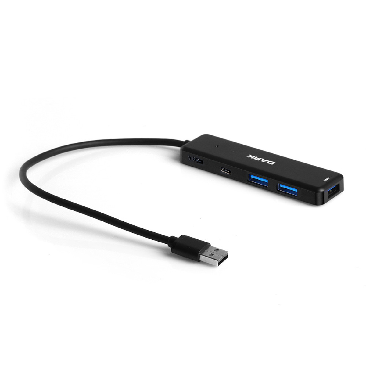 DARK CONNECT MASTER X5C USB3.2 TO 3xUSB3.0/2xTYPE-C HUB SIYAH