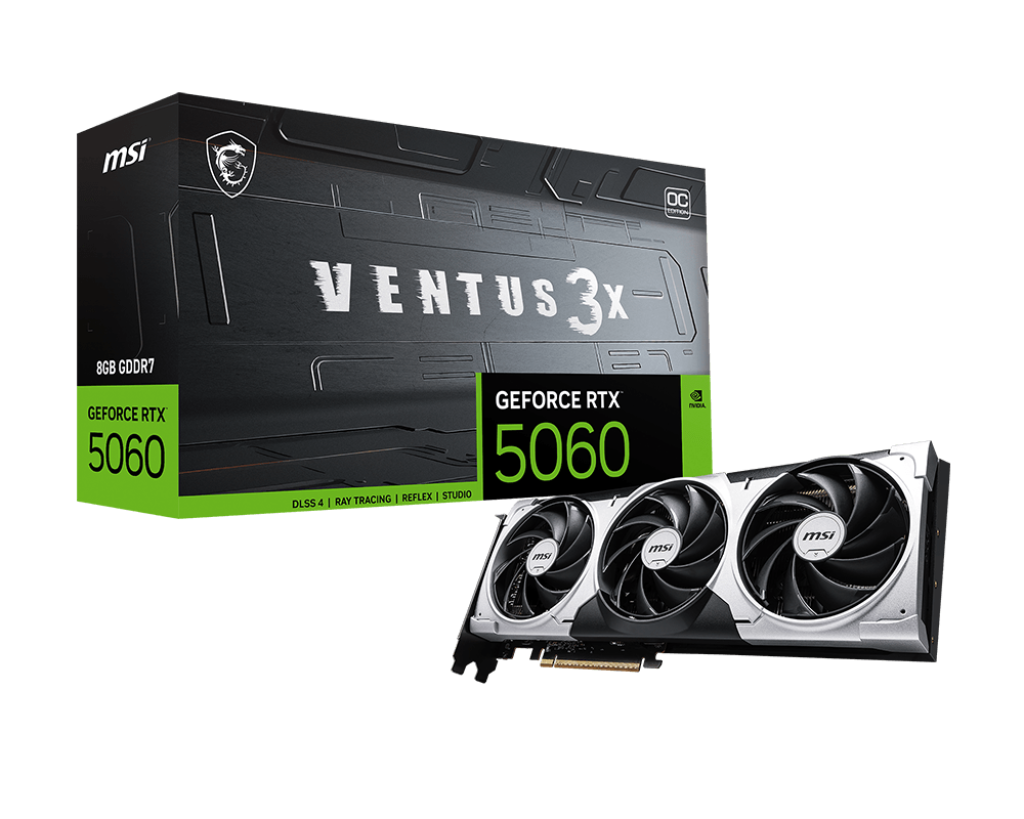 MSI VGA GEFORCE RTX 5060 8G GAMING OC 8GB GDRR7 128B DX12 PCIE 5.0 X16 (3XDP 1XHDMI)