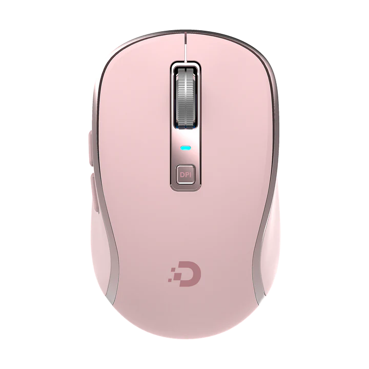 DAXİ MX-500 2.4Ghz 3200DPI Pembe Mouse Kablosuz Wireless+Bluetooth Ultra Compact 6 Buton Sessiz