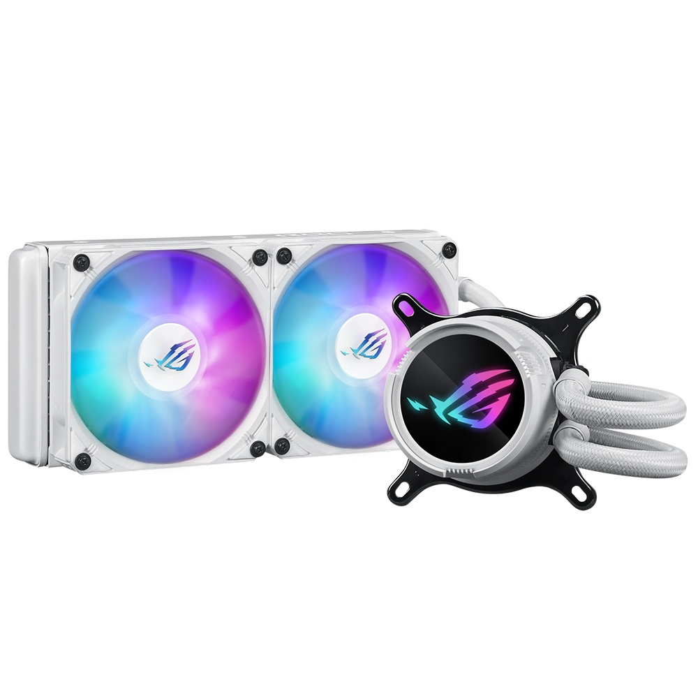 ASUS ROG STRIX LC III 240 2x12CM ARGB FAN 1700/AM5/AM4 BEYAZ SIVI SOĞUTUCU