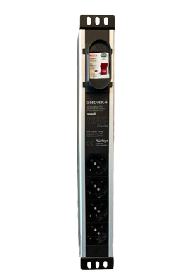 Trimbox Rack Kabinet Nötr-Toprak Regülasyonlu 4lü Koruma Prizi Universal