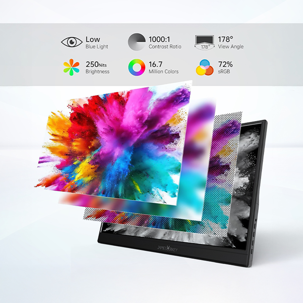 JAMESDONKEY JDP15 15.6'' 60HZ PORTABLE MONITOR - 2